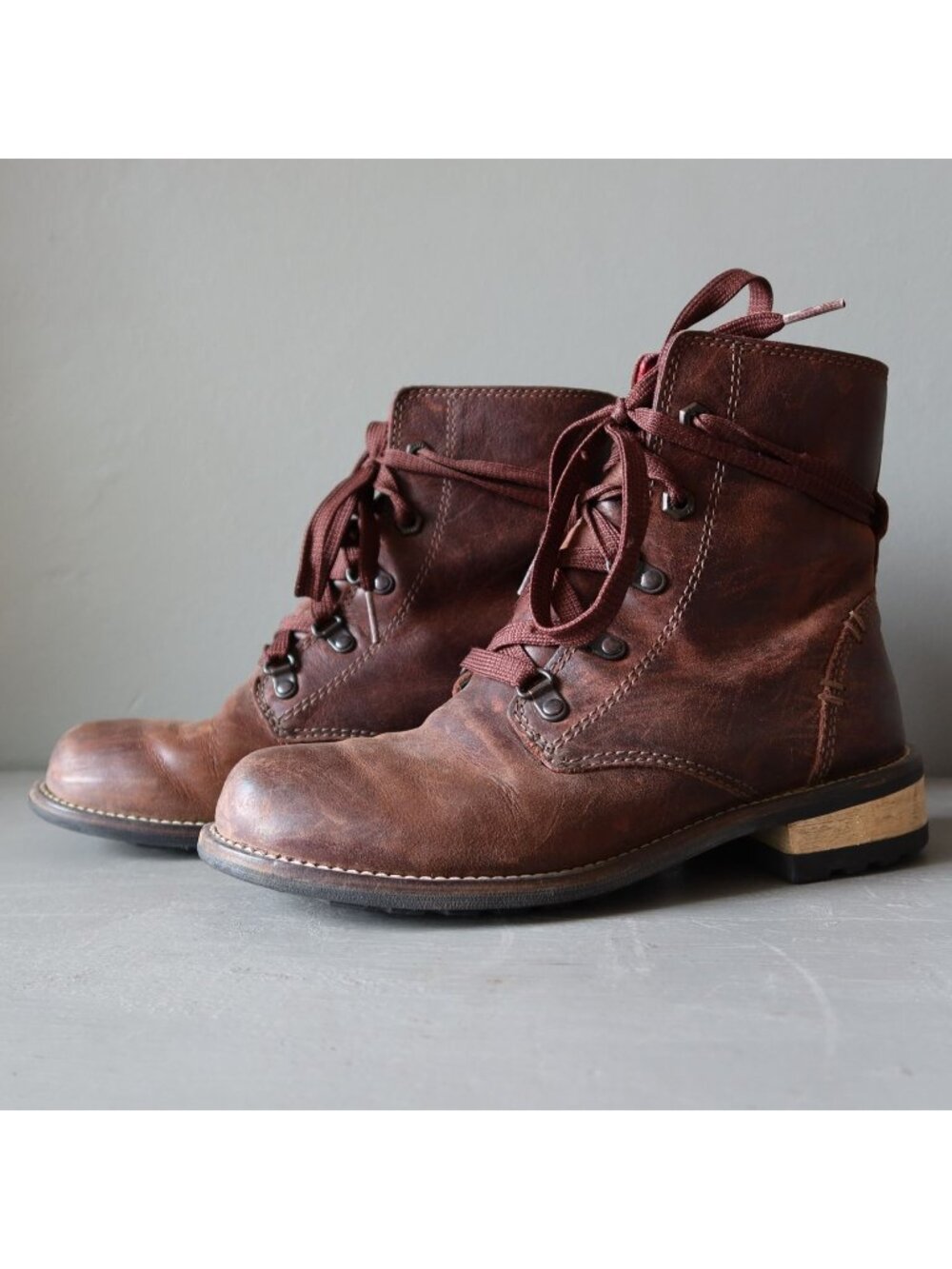 Kodiak Waterproof Boots Canora Plaid Leather Shoes Women's Size 5